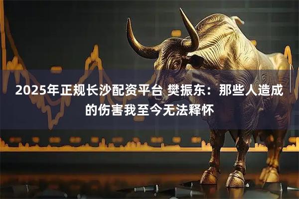 2025年正规长沙配资平台 樊振东：那些人造成的伤害我至今无法释怀